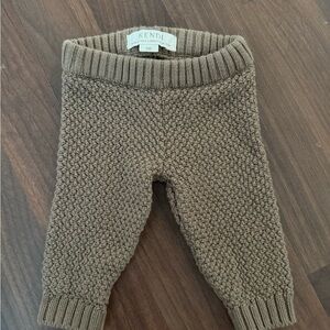 Colored Organics Baby Knit Pants in Tan